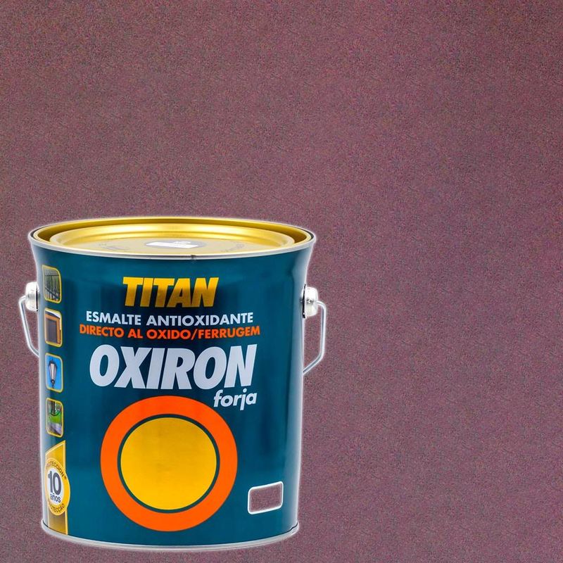 

Esmalte antioxidante Titan Oxiron Forja 4L | 4 L - 215 Rojo Óxido