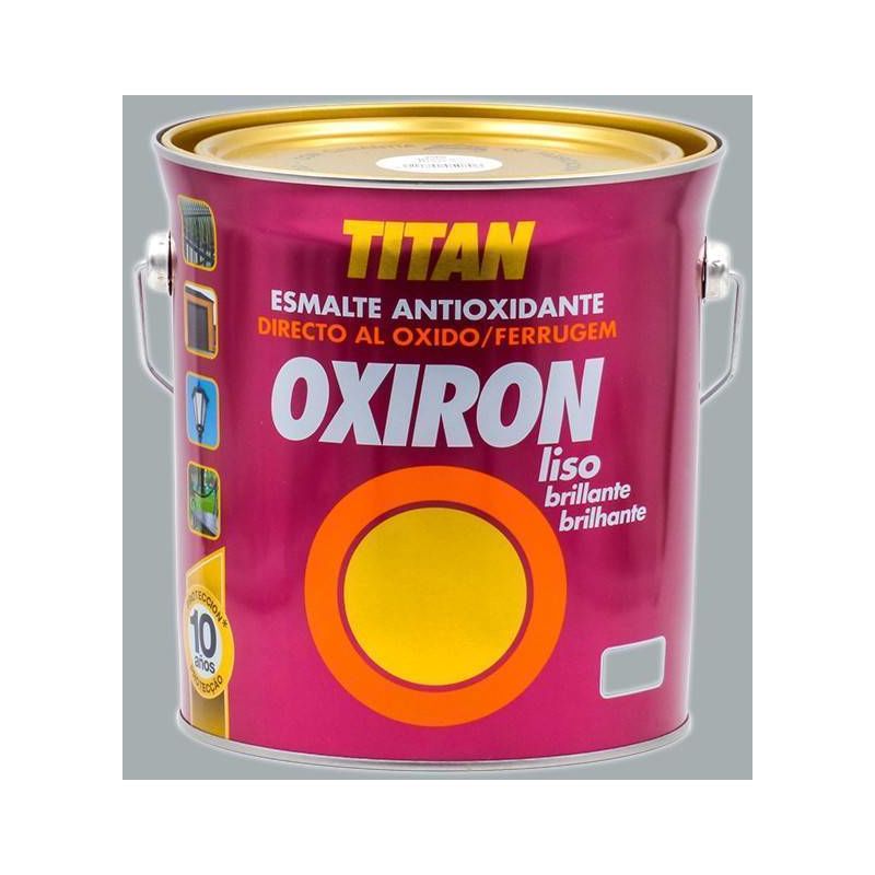 

Esmalte antioxidante Titan Oxiron Liso Brillante 4L | 4 L - 4520 Plata