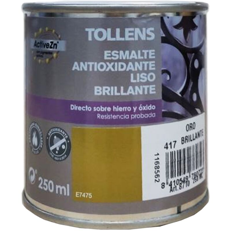 

ESMALTE ANTIOXIDANTE LISO BRILLANTE 250 ML | COLOR: Oro 417 - Oro 417