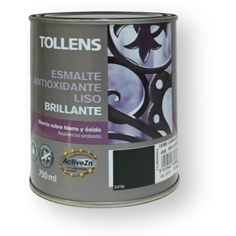 

ESMALTE ANTIOXIDANTE LISO BRILLANTE 750 ML | COLOR: Verde Carruajes 498 - Verde Carruajes 498