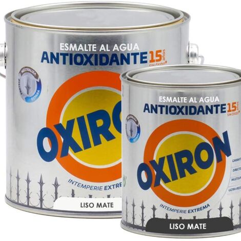 Esmalte Antioxidante Mate 750 Ml Bl Ext. Liso Titan Oxiron