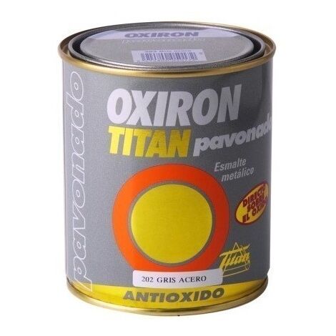 Esmalte Antioxidante Pavonado 375 Ml Negro Exterior Oxiron Titan