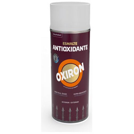 AKZO NOBEL ESMALTE ANTIOXIDANTE SPRAY OXIRON LISO BRILLANTE 400 ML BLAN