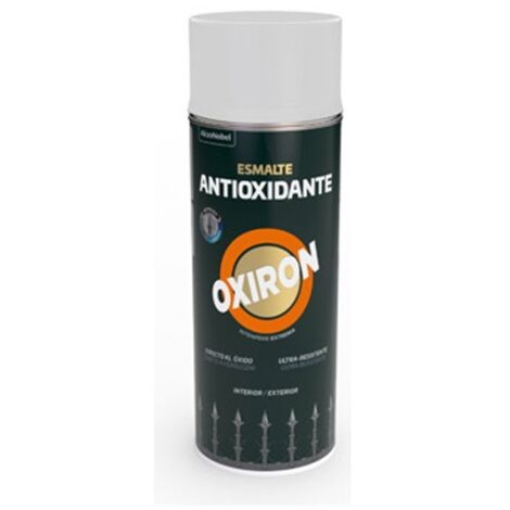 Esmalte antioxidante spray oxiron liso satinado 400 ml blanc