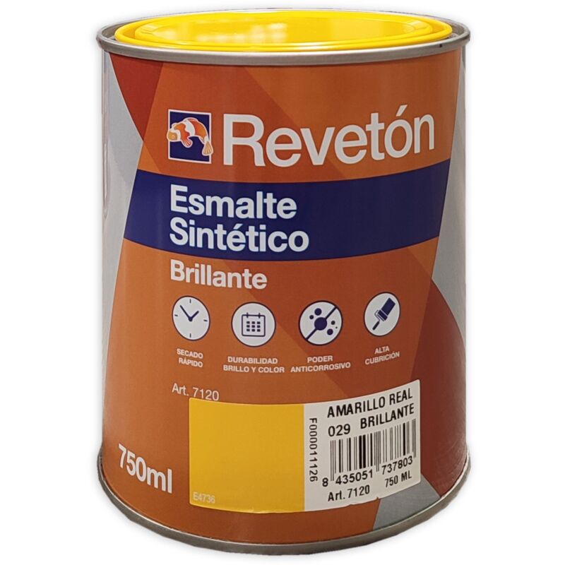 

ESMALTE BRILLANTE 750 ML | COLOR: Amarillo Real 029 - Amarillo Real 029 - Reveton