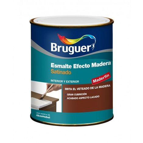 Esmalte Bruguer Maderfin madera Caoba 750 Ml