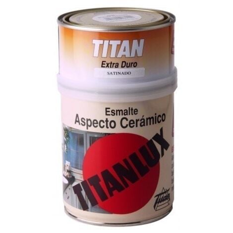 Esmalte Ceramico Brillante 750 Ml Blanco Interior Titan
