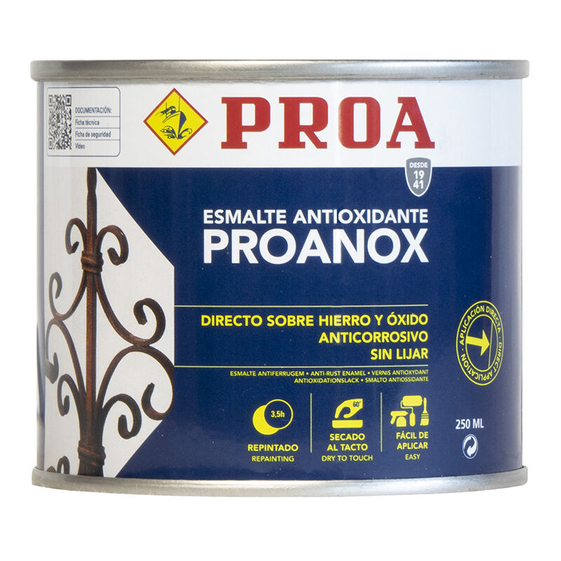 

Esmalte directo sobre óxido antioxidante nox, Amarillo Grúas RAL 1028 0.25lts - Amarillo GrÃºas RAL 1028 - Proa