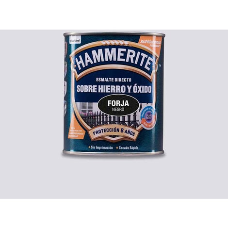 HAMMERITE Esmalte forja sobre hierro y óxido - 2,5 l - Gris oscuro