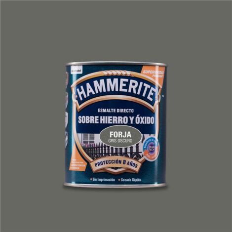 Esmalte forja sobre hierro y óxido - 750 ml - Gris oscuro