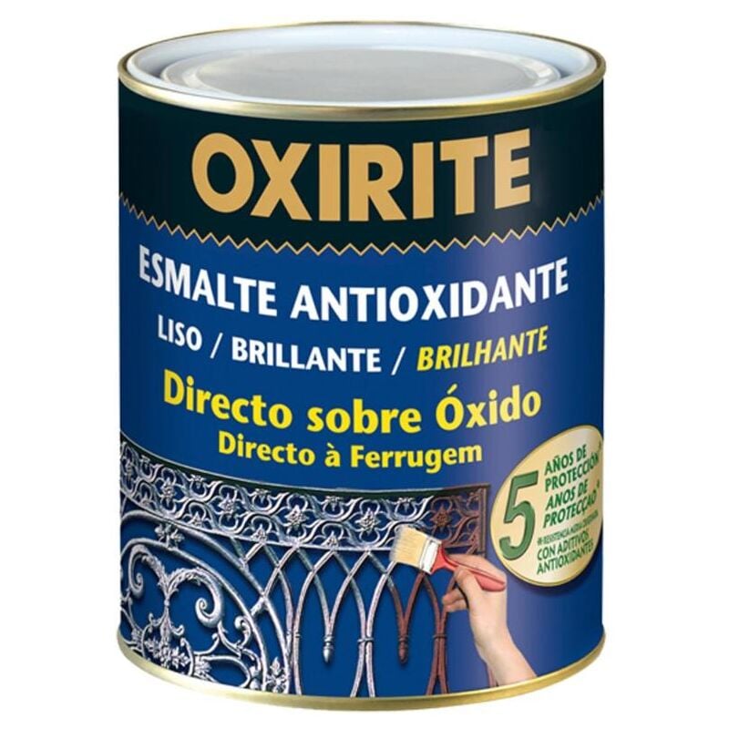 Xylazel - oxirite esmalte liso brillo 250 blanco , Oxirite Esmalte Liso Brillo es un esmalte antioxidante de aplicación directa sobre las superficies