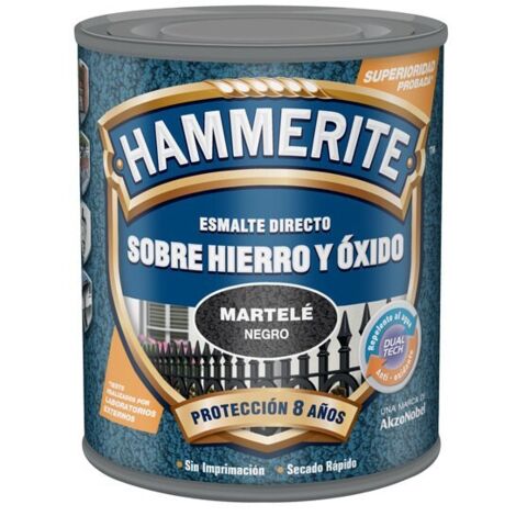 Esmalte martelé sobre hierro y óxido - 750 ml - Verde oscuro