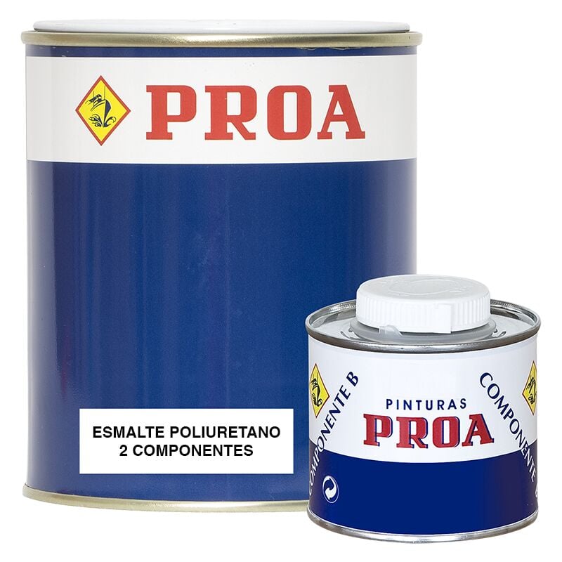 

Proa - ESMALTE POLIURETANO DOS COMPONENTES BRILLANTE, Verde Prado RAL 6001 11,5lts