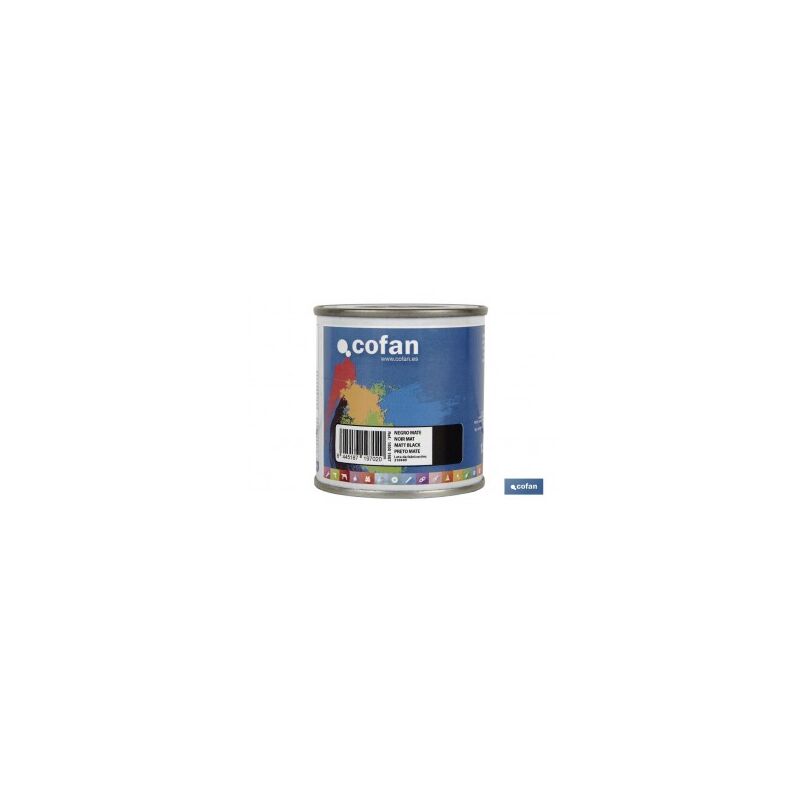 

Esmalte sintÉtico 125 ml negro mate