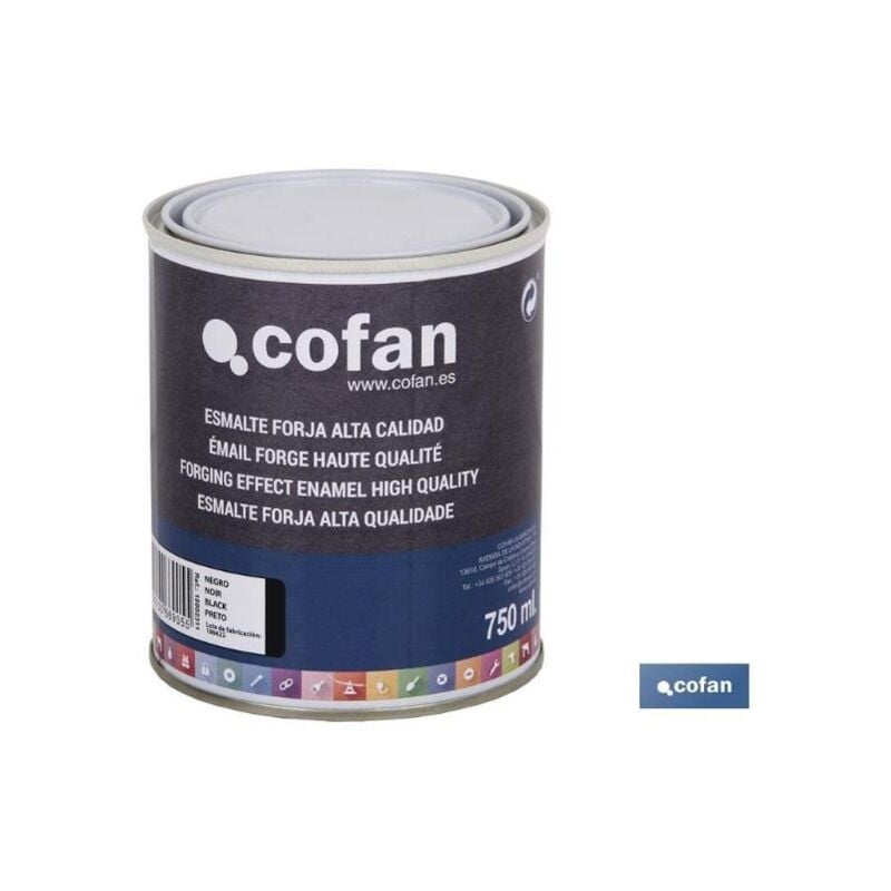

Esmalte forja alta calidad 750 ml negro