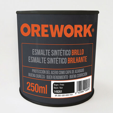 Esmalte sintético brillante - Negro - 250 ml