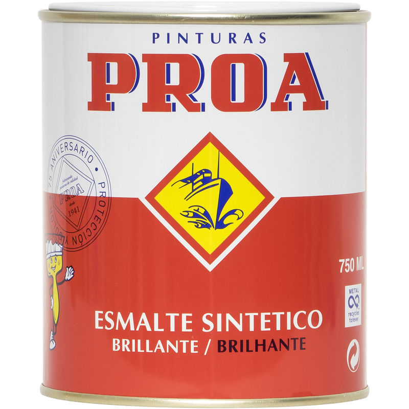 

ESMALTE SINTÉTICO BRILLANTE PROA, Beige Ral 1024 0.75lts