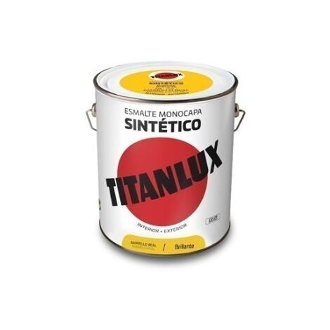 Esmalte Sintetico Brillo 0529 4 L Amarillo Real