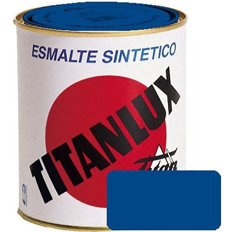 

Esmalte Sintetico Brillante 750 Ml Azul/Marino Interior/Exterior Titan Titanlux