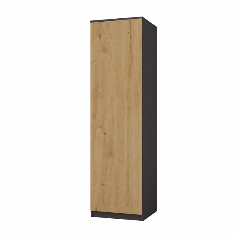 Esme - Armoire simple style scandinave chambre à coucher - 50x50x180 - 1 porte - Dressing Esme - Armoire simple style scandinave chambre à coucher - 50x50x180 - 1 porte - Dressing