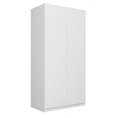 ESME - Scandinavian style double bedroom wardrobe - 90x50x180 - 2 doors - Dressing room