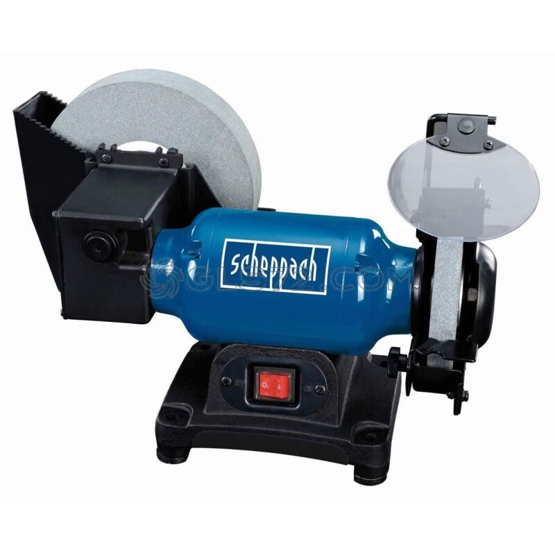 

ESMERILADORA AMALADORA DE BANCO HÚMEDO Y SECO 230v 250W SCHEPPACH BG200W