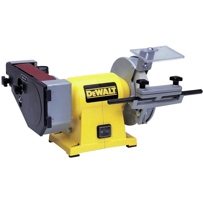 

Dewalt DW753-QS Esmeriladora de Banco 415W 2.750 rpm 150mm con Cinta de lija