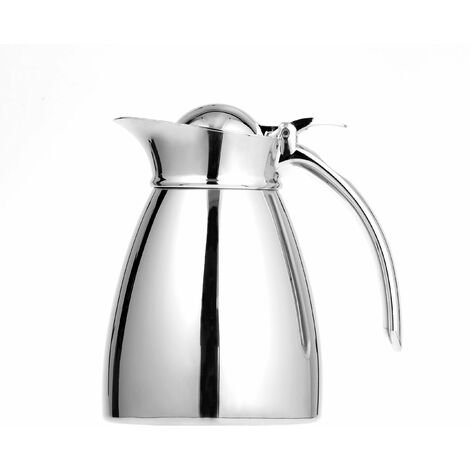 Esmeyer 305 – 076 – Caraffa Termica Empire 18/8, a Doppia Parete, infrangibile capacità: 0,6 l, Lavabile in lavastoviglie, Acciaio Inox, Argento