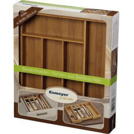 Esmeyer Besteckkasten Bambus 290-078 33,5x6cm braun