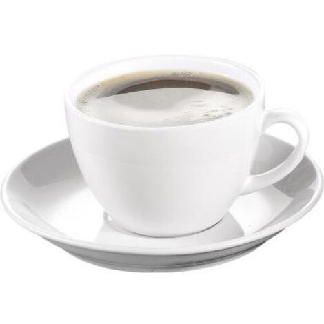 Esmeyer Kaffeetasse Bistro 433-255 Untertasse weiß 6 St./Pack.