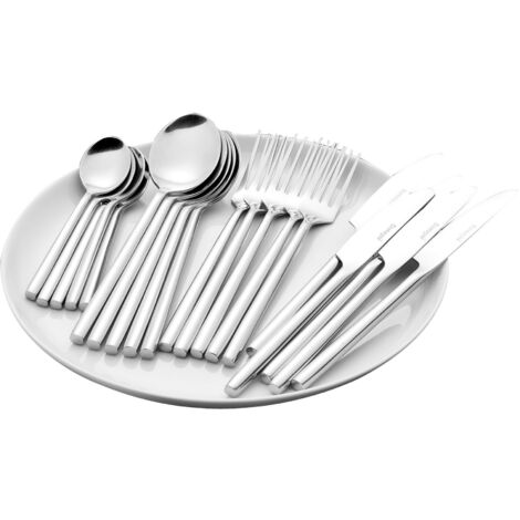 Esmeyer Set di posate 24 pezzi in acciaio inox argento