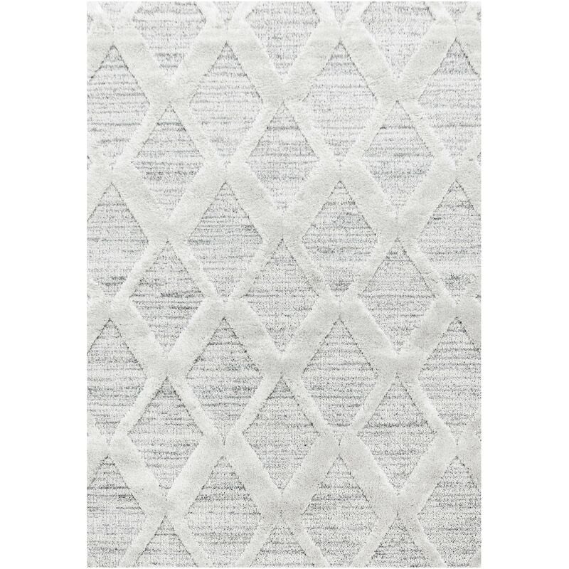 Tapis en relief Berbère ESMIYA Crème (160x230cm)