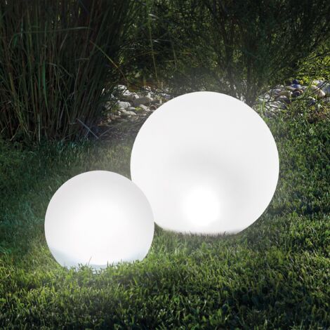 esotec 2er Set Solar Leuchtkugel 20 und 30 cm, 7 Farben multicolor 102613