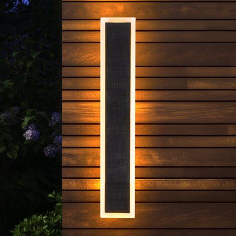 esotec Moderne Solar-Wandleuchte Smartlight 50 cm METALL outdoor IP65 102652