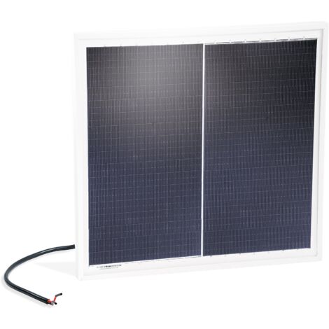 esotec monokristallines Solarmodul, 12Wp, 18V, 264x277x17mm, wetterfest, 130101
