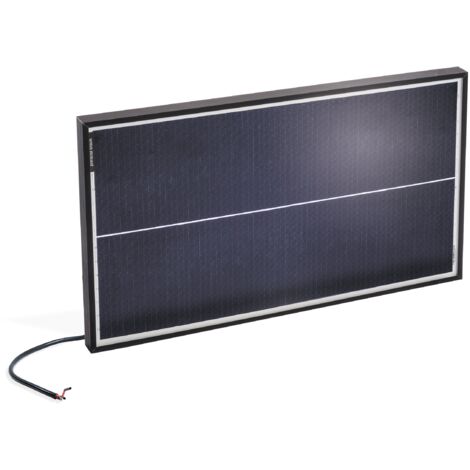 esotec monokristallines Solarmodul, 25Wp, 18V, 490x279x25mm, wetterfest, 130110