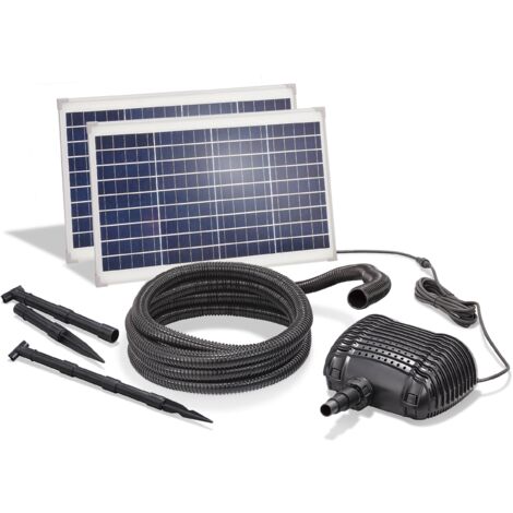 esotec Solar Bachlauf für Gartenteich 70/3400 PRO Komplettset Brunnen 101966