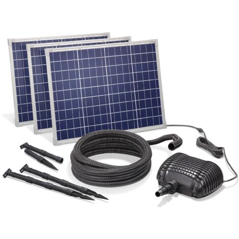 esotec Solar Bachlaufset WATERFALL 150/4300 Kompletset Solarbrunnen außen 101571