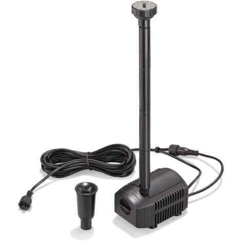 esotec Solar Ersatzpumpe Teichpumpe FOUNTAIN 380/550 PRO mit Sprinklerset 101987