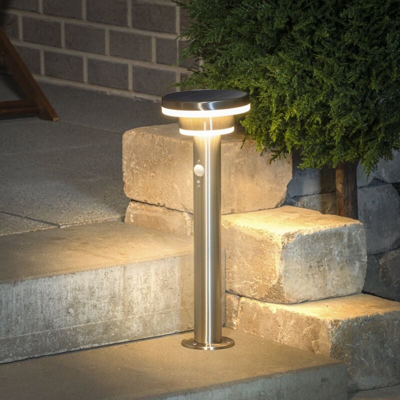 Solar lampe de chemin Modena 45cm avec détecteur de mouvement pir IP44 outdoor 102754 - Esotec