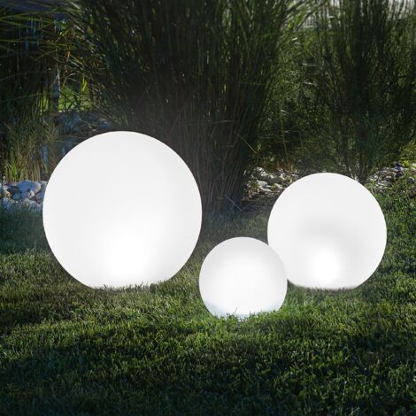 esotec Solar Leuchtkugel 3er SET multicolor Kugelleuchte Garten outdoor 102614