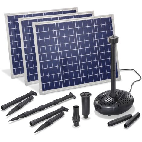 esotec Solar Pumpensystem Super Fountain 150/ 4300 max Pro Solarbrunnen 101570