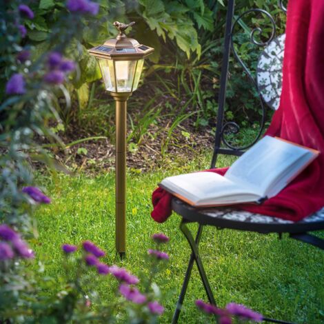 Esotec Solar Standleuchte Tivoli, warmweiß, 68 cm, kupferfarben