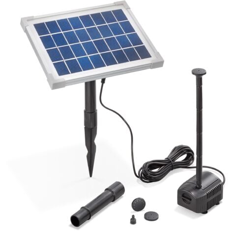 esotec Solar Teichpumpe mit Filter für außen SET Sprinklerpumpe 250l/h 101909