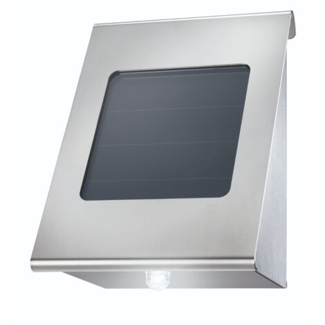 esotec Solar Wandleuchte Shine für außen Edelstahl METALL wetterfest 102116