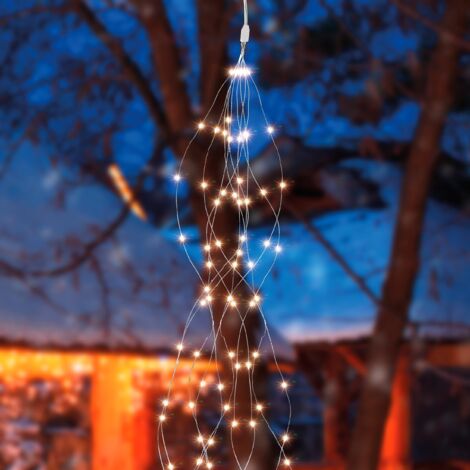 esotec Solar Wire Guirlandes lumineuses Voile de lumière Verena avec 100 LED 102178