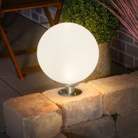 esotec Solarkugel CCT ⌀ 30cm Fernbedienung und Edelstahl-Standfuß IP44 102636
