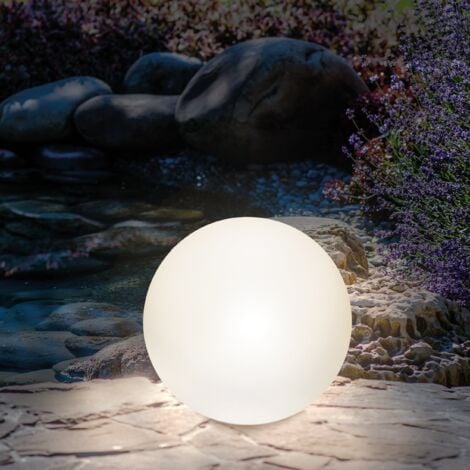 esotec Solarkugel Siena ⌀30cm mit Fernbedienung 16 Farben wetterfest 102891