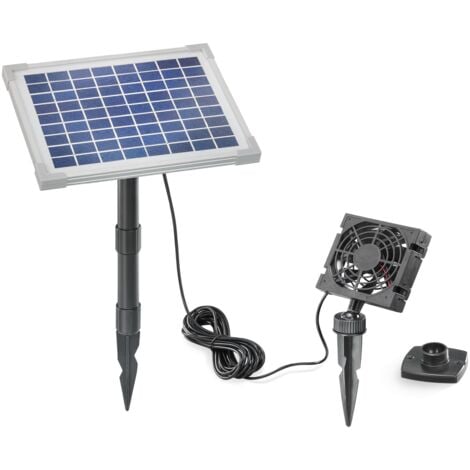 esotec Solarlüfter Set 5W Solarventilator Lüfter Belüftungsset Ventilator 101862