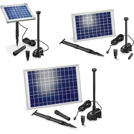 Esotec Système de pompe "Splash" à fonctionnement solaire 20 W - 1350 l / h - max 190 cm